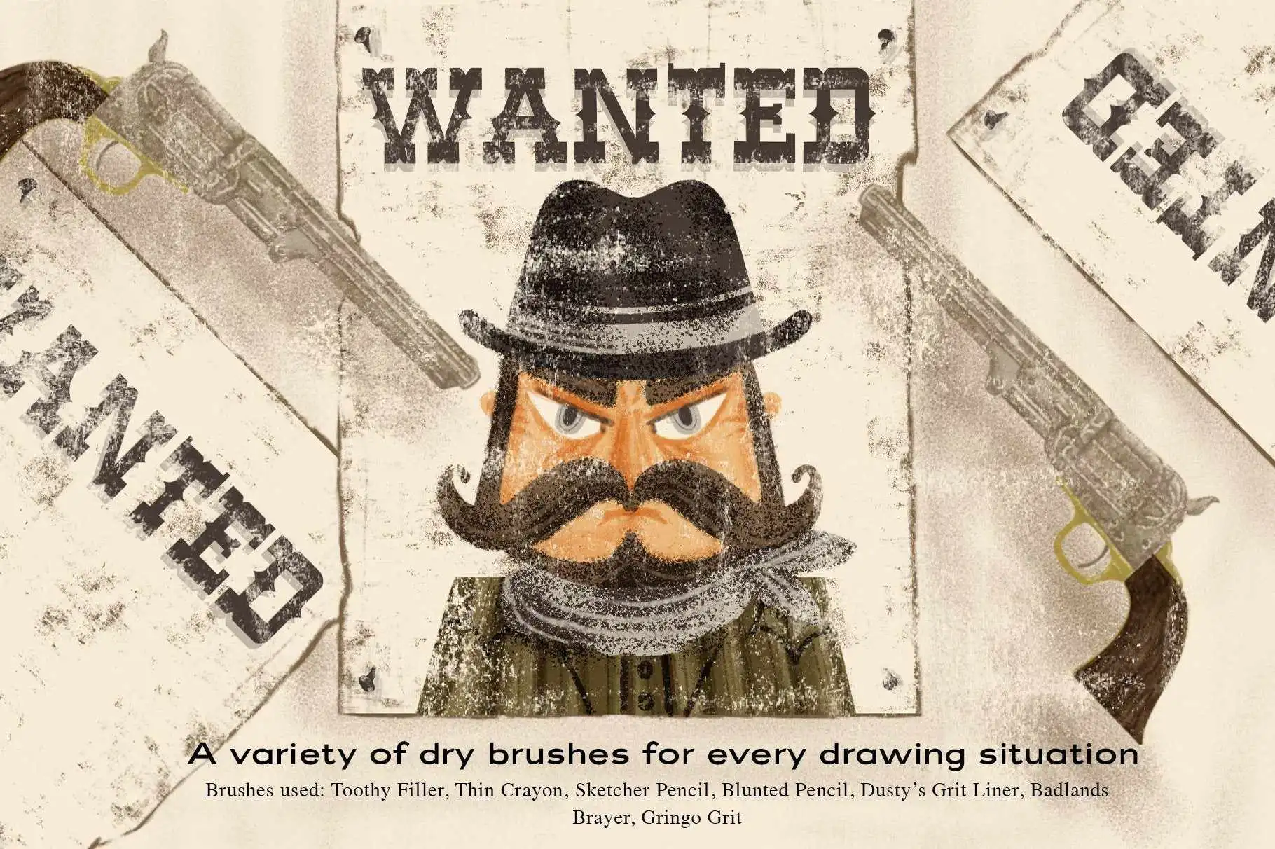 The Complete Mid-Century Brush Collection for Procreate 37 the complete mid century brush collection for procreate15 76404