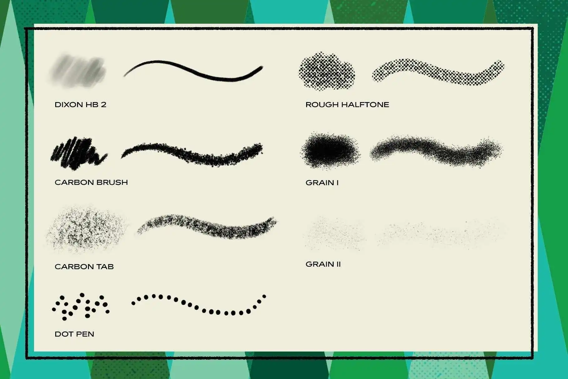 The Complete Mid-Century Brush Collection for Procreate 20 the complete mid century brush collection for procreate33 76422