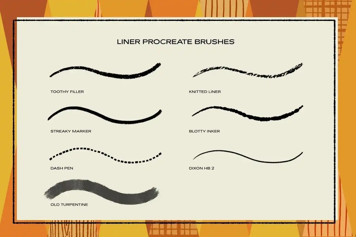 The Complete Mid-Century Brush Collection for Procreate 16 the complete mid century brush collection for procreate37 76426