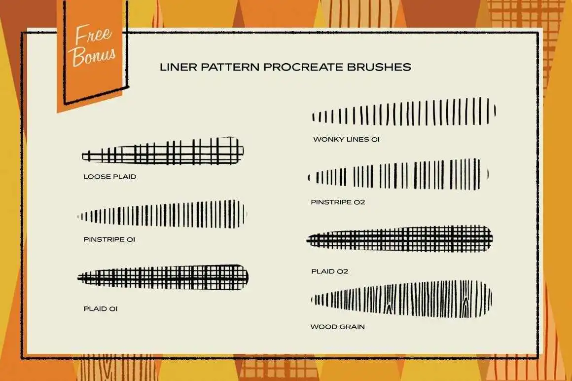 The Complete Mid-Century Brush Collection for Procreate 15 the complete mid century brush collection for procreate38 76427