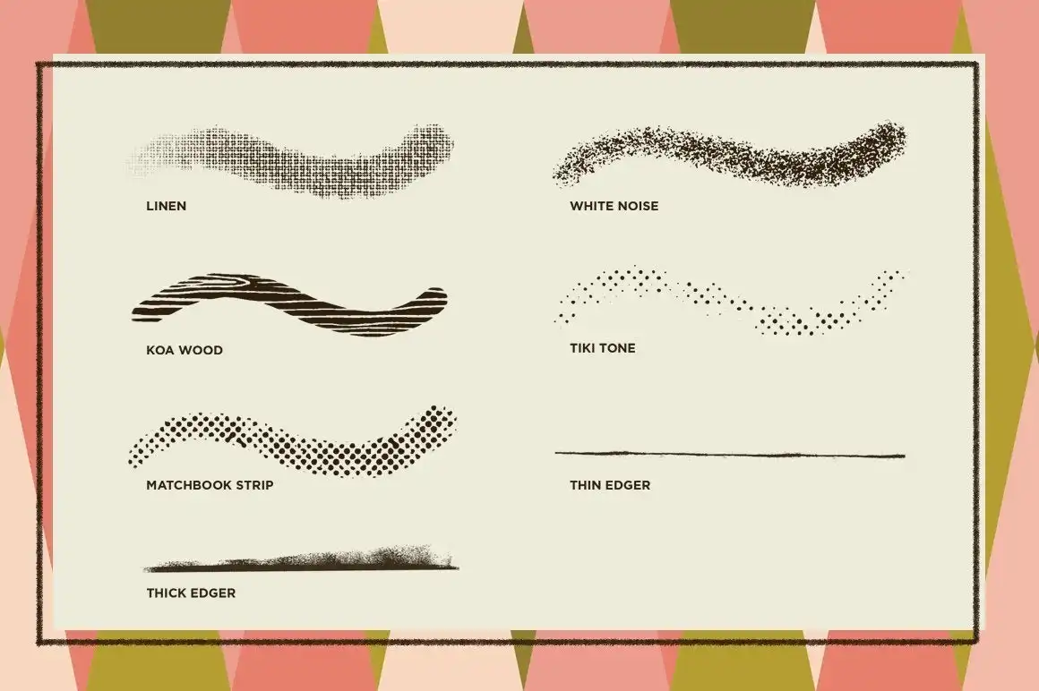 The Complete Mid-Century Brush Collection for Procreate 14 the complete mid century brush collection for procreate40 76429