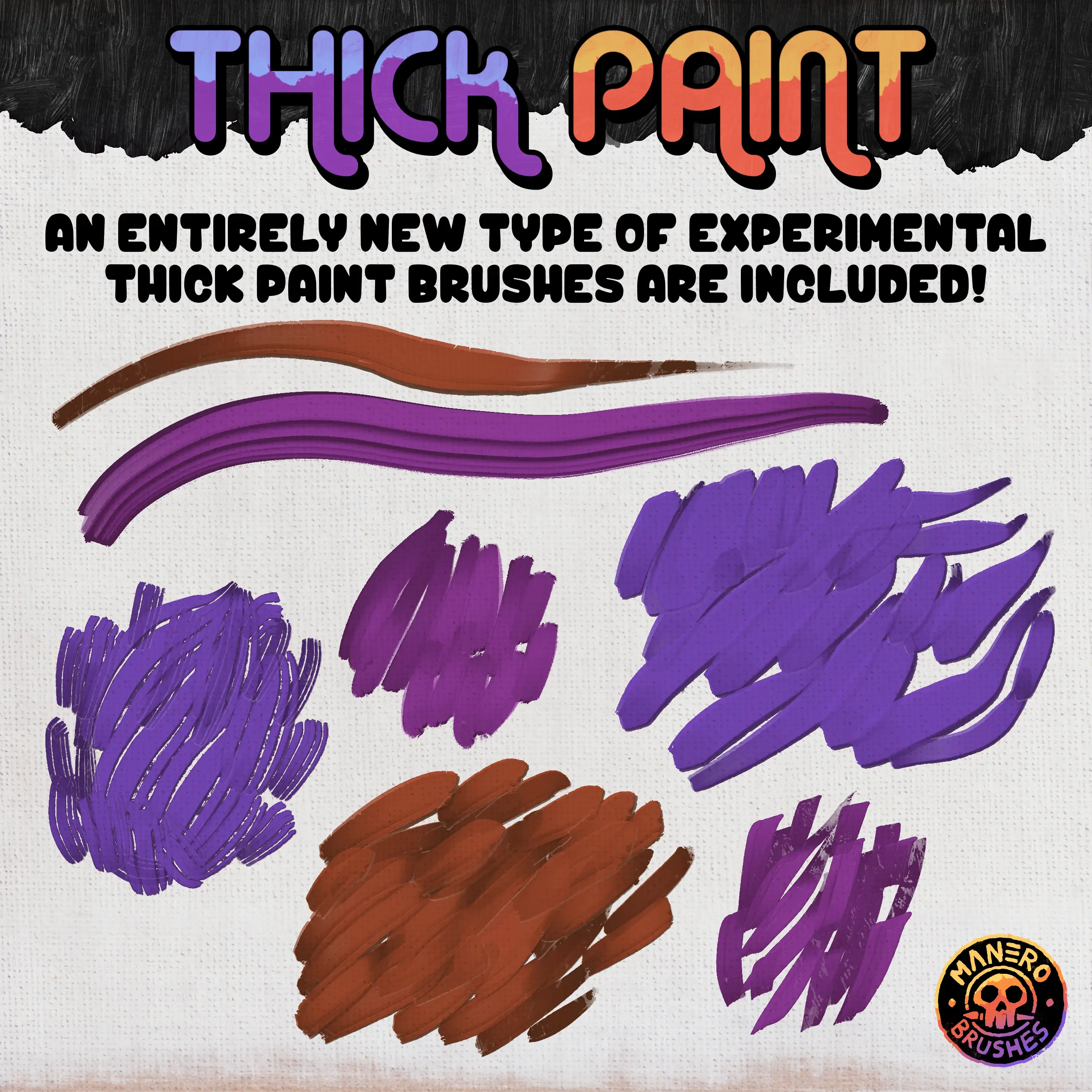 Thick Paint An Oil Painting Brush Set for Procreate 8 thick paint an oil painting brush set for procreate09 78941