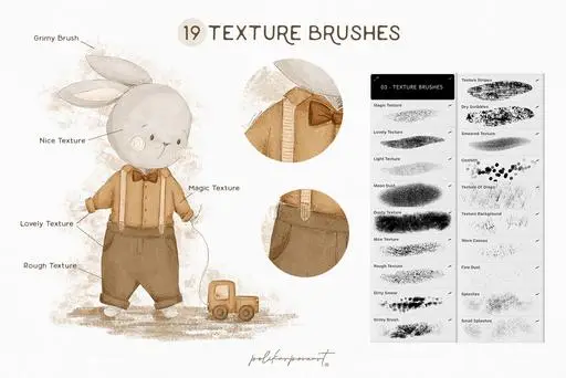 Time of Magic - texture brushes and canvases for Procreate 8 time of magic texture brushes and canvases for procreate07 81094