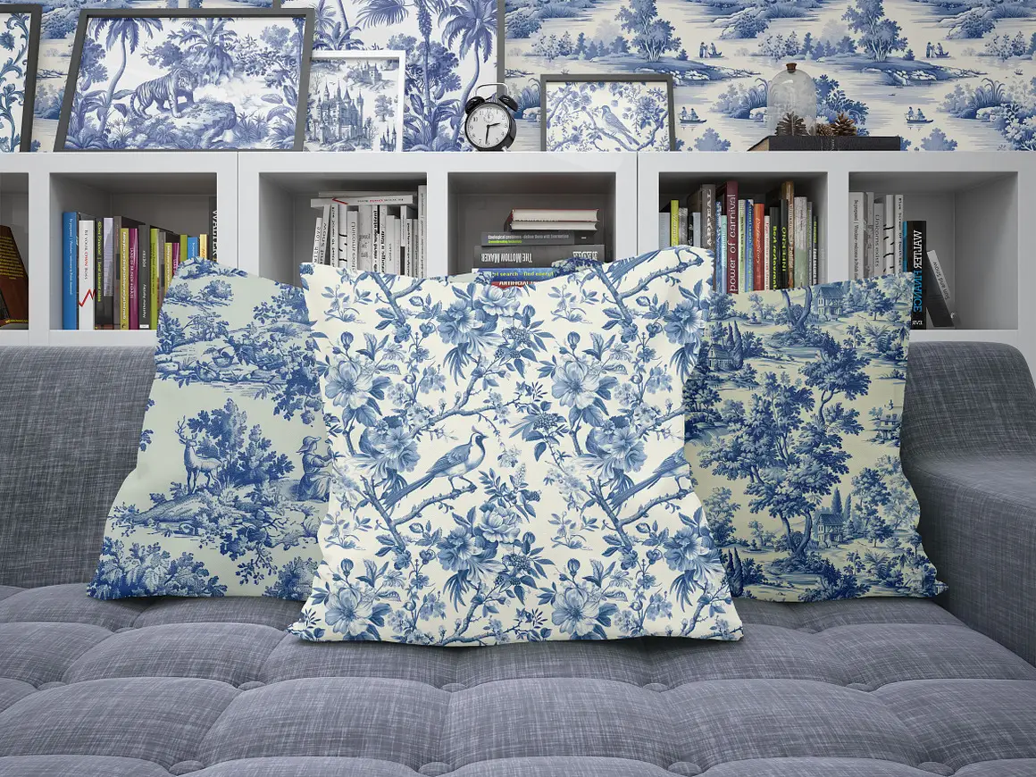 Toile de Jouy Print Design Patterns - 1 10 toile de jouy print design patterns 111 80685