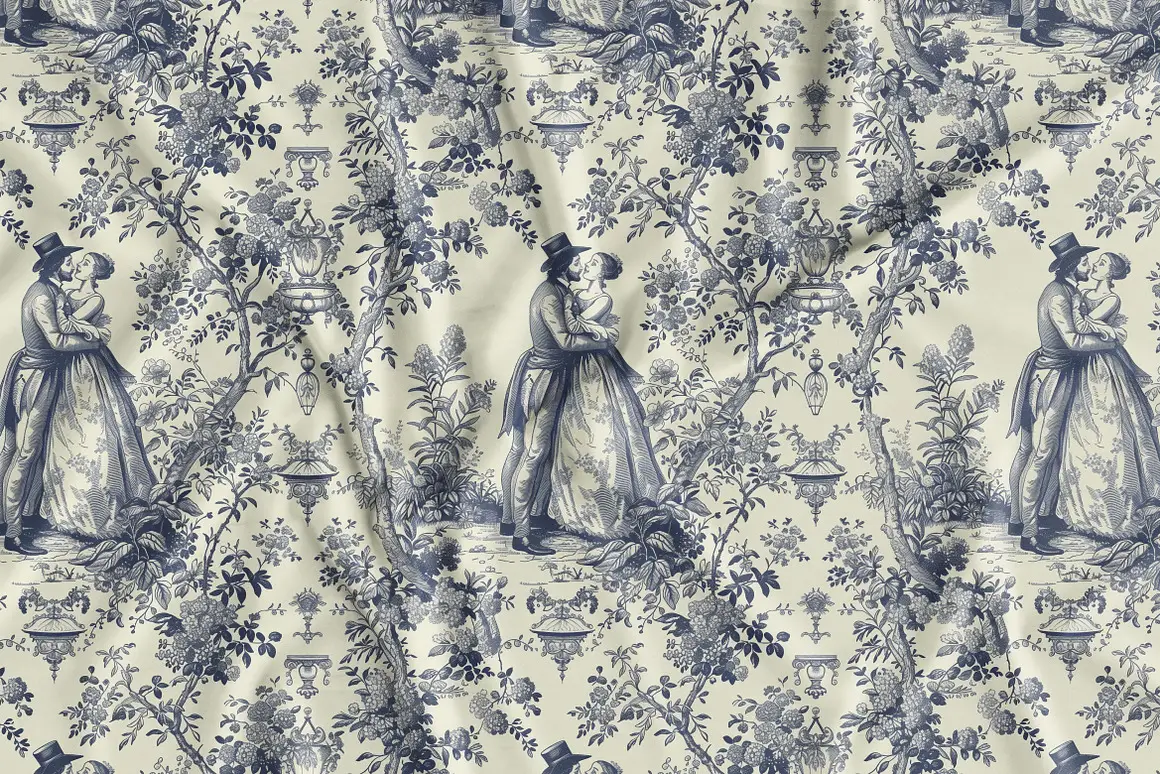 Toile de Jouy Print Design Patterns - 1 7 toile de jouy print design patterns 115 80754