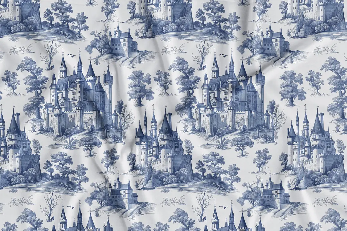 Toile de Jouy Print Design Patterns - 1 16 toile de jouy print design patterns 120 80615
