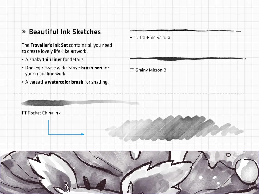 Traveller’s Inking Set for Clip Studio 3 traveller’s inking set for clip studio3 78109