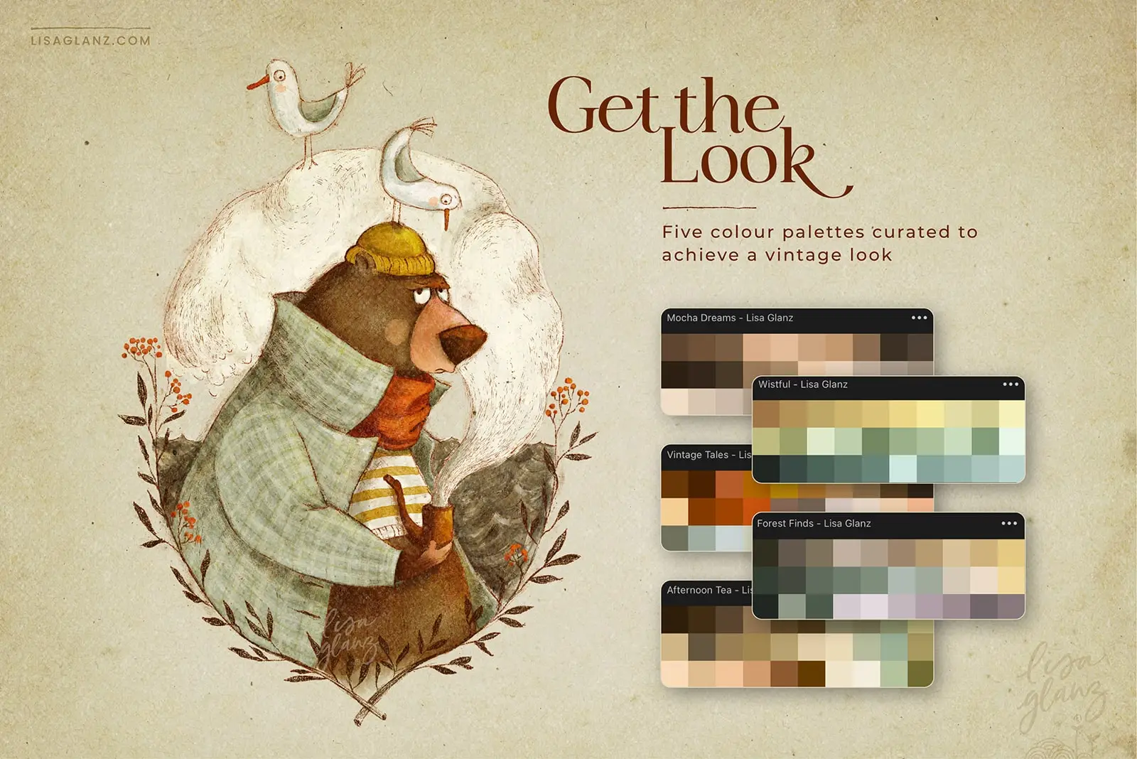 Vintage Tales Brushes and Canvas Effects for Procreate 8 vintage tales brushes and canvas effects for procreate13 79731