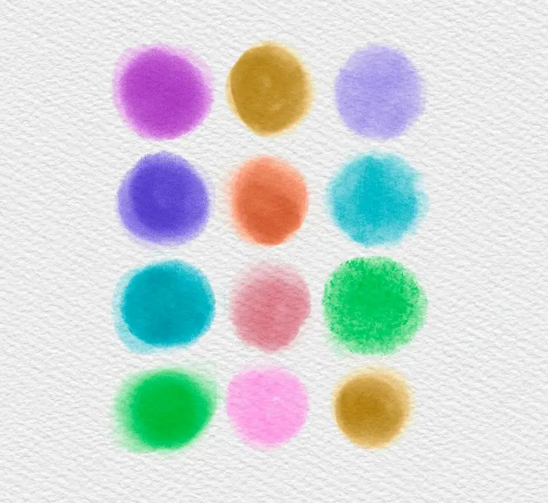Watercolor Set Procreate Brushes 6 watercolor set procreate brushes05 78619