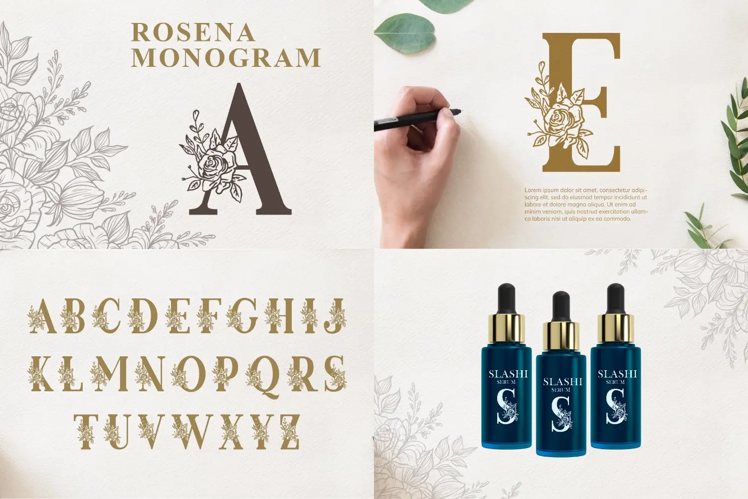 Monogram Font Mini Bundle 8 monogram font mini bundle (5) 81653