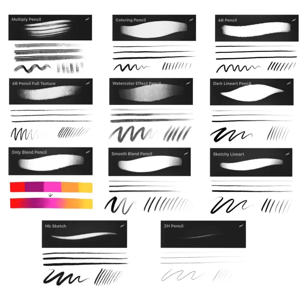 ✏️Sketchy Brush Set Procreate✏️ 4 ✏️sketchy brush set procreate✏️2 81442
