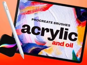 acrylic and oil brushes procreate 83064