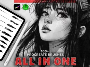 all in one procreate brush set 84079