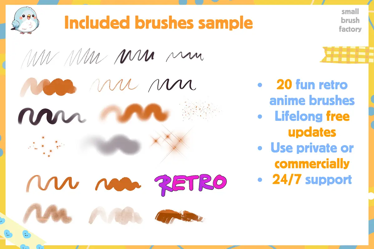 Anime Nostalgia Retro Brushes 12 anime nostalgia retro brushes04 82298