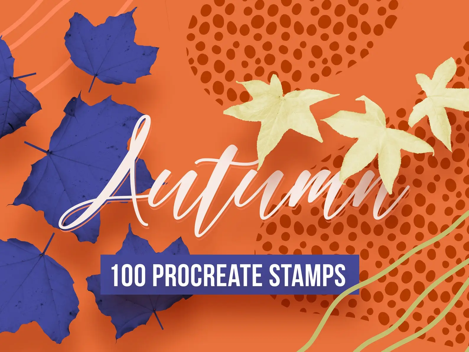 Autumn stamp brushes procreate
