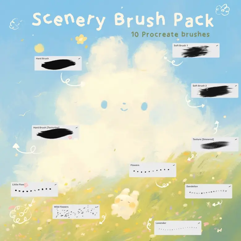 Free Scenery Brushes Procreate
