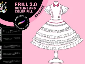 frill 2.0 best procreate frill brush1 82634