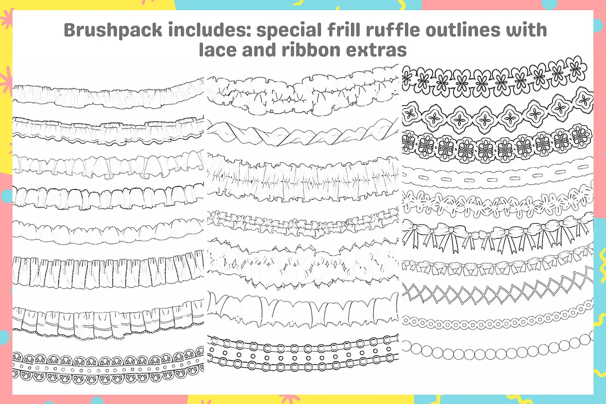 Frill 2.0 Best Procreate Frill Brush 3 frill 2.0 best procreate frill brush4 82826