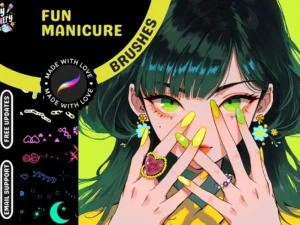fun manicure procreate brushes1 82745