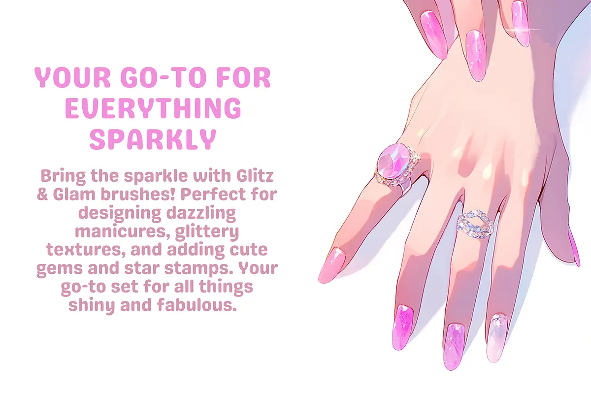 Fun Manicure Procreate Brushes 3 fun manicure procreate brushes2 82324