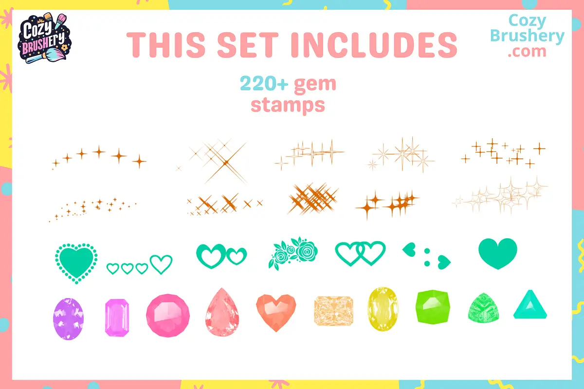 Fun Manicure Procreate Brushes 5 fun manicure procreate brushes3 82274