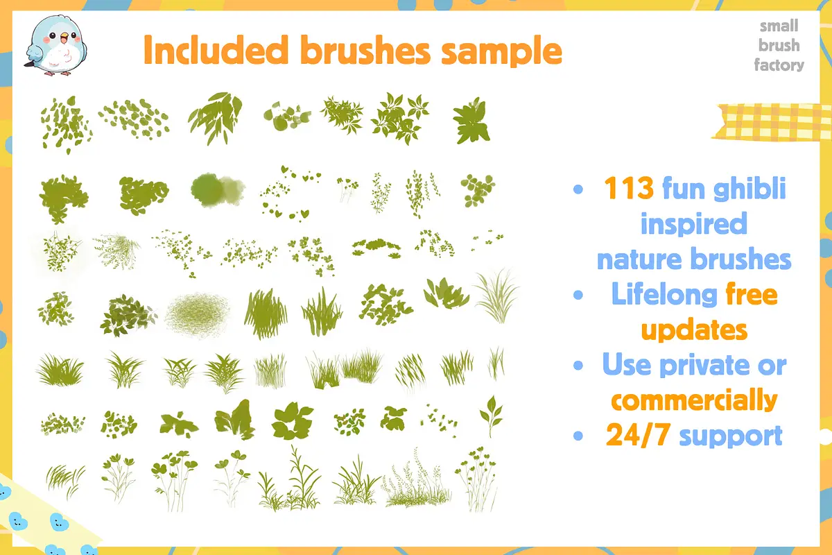 Ghibli Inspired Nature Brushes 2 5 ghibli inspired nature brushes 23 82577