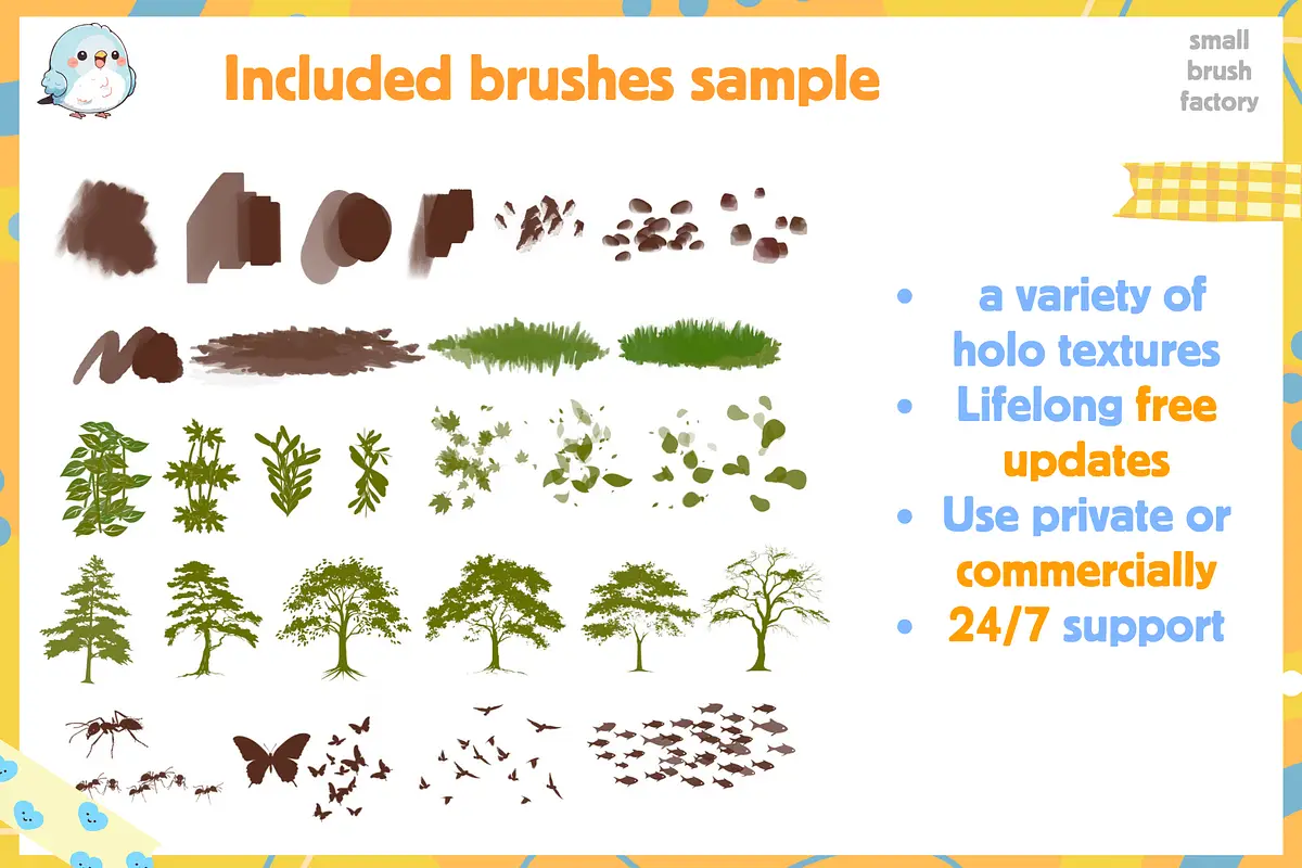 Ghibli Inspired Nature Brushes 2 7 ghibli inspired nature brushes 24 82537