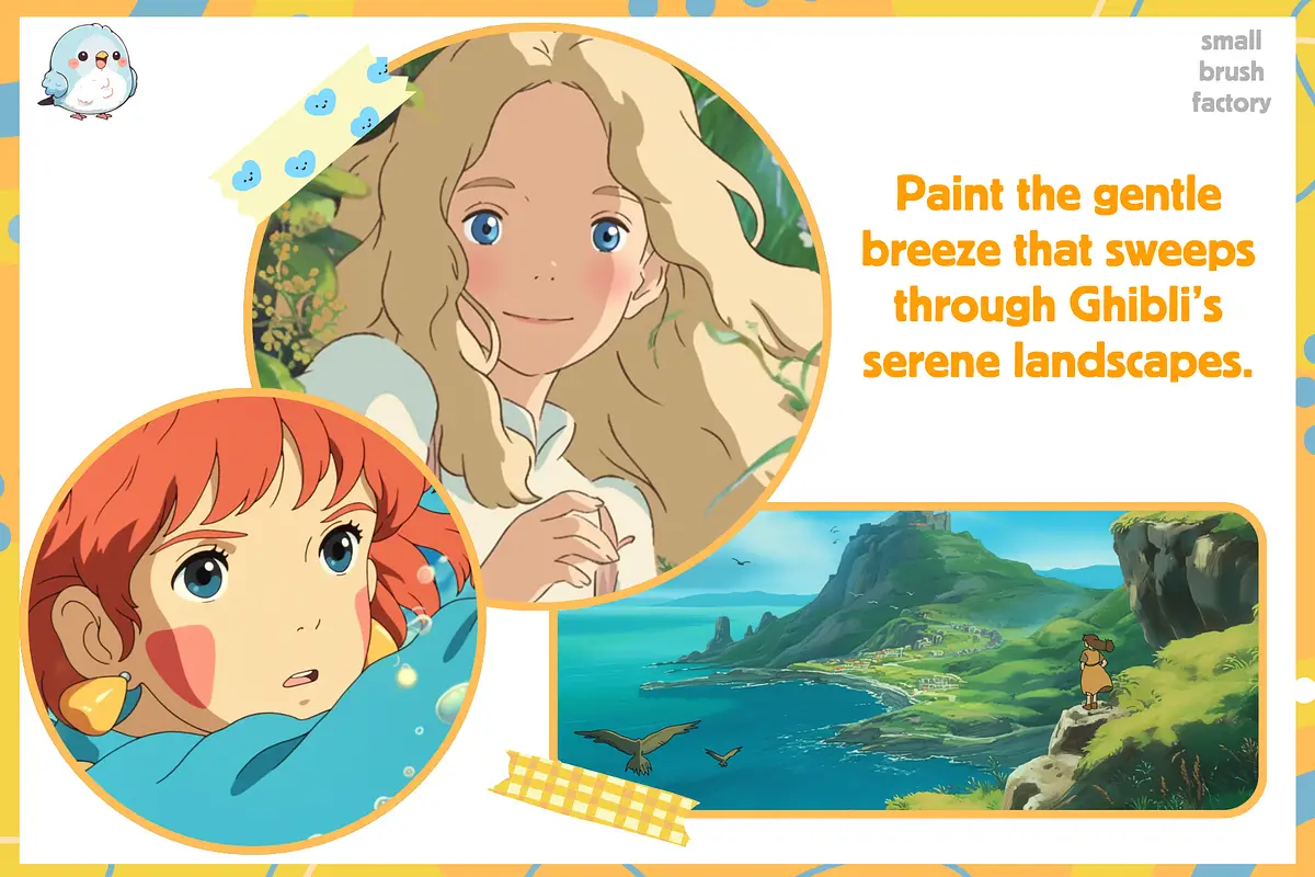 Ghibli Inspired Nature Brushes 2 6 ghibli inspired nature brushes 26 82564