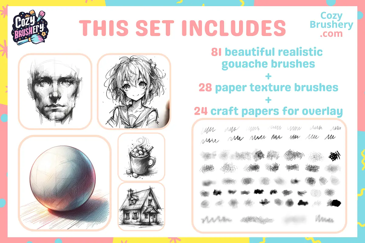 Pencil Paper Texture Brushes 11 pencil paper texture brushes02 82668