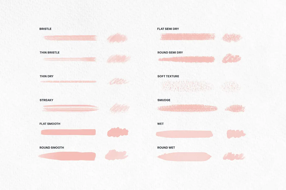 Photoshop Gouache Brushes Collection 3 photoshop gouache brushes collection2 83884