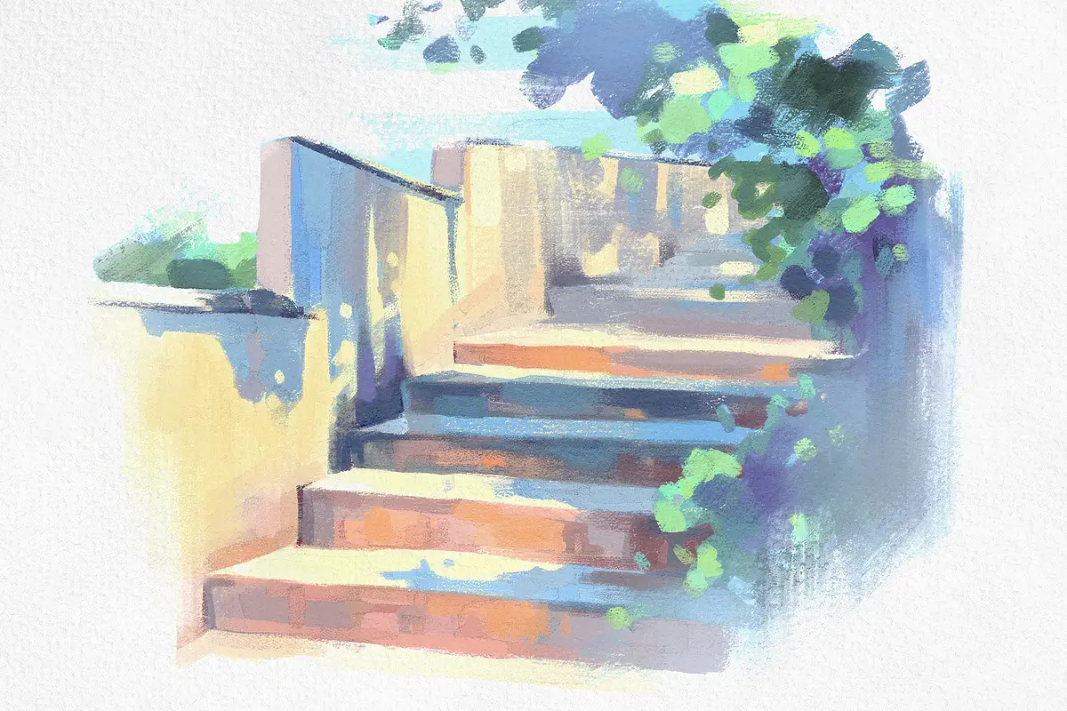 Photoshop Gouache Brushes Collection 8 photoshop gouache brushes collection7 83878