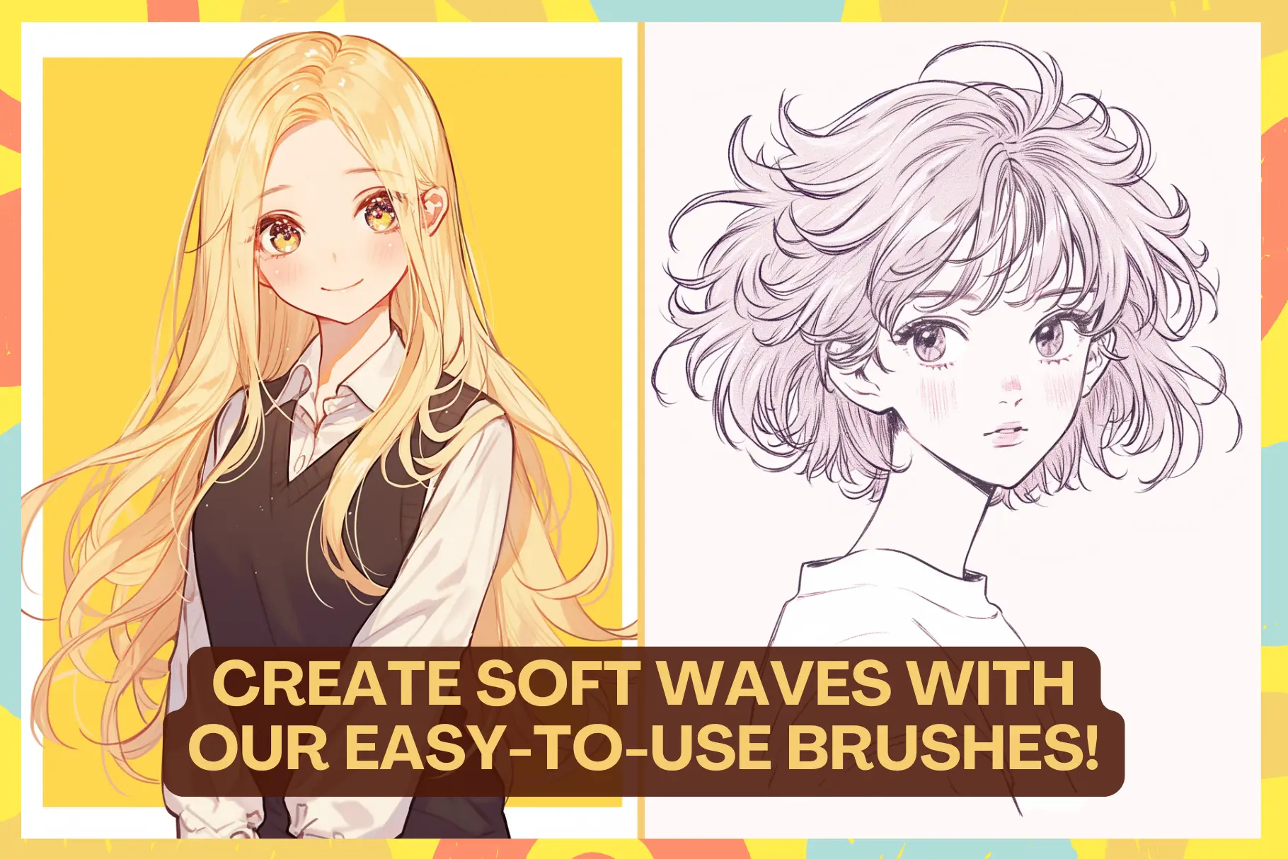 Procreate Brushes - Anime Ink Essentials 3 procreate brushes anime ink essentials7 82834