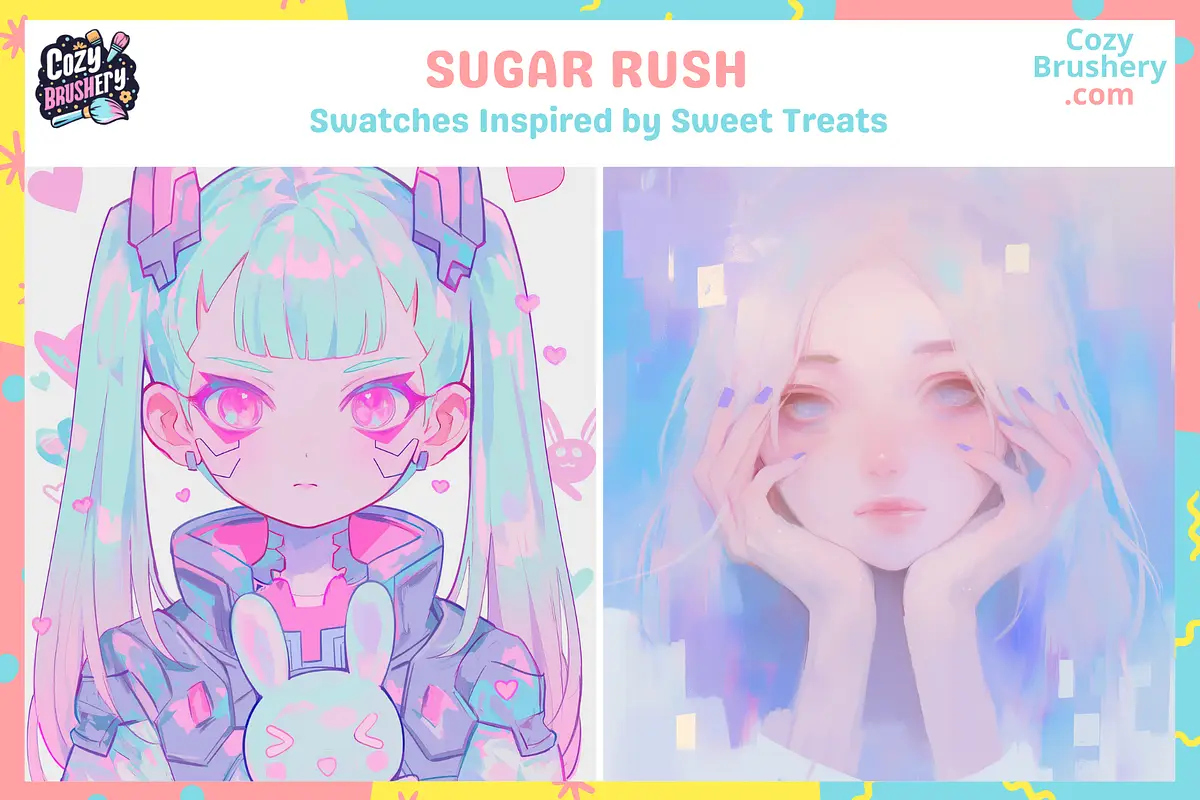Procreate Candy Pastel Swatches 4 procreate candy pastel swatches6 82485