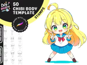 procreate chibi body stamps1 82590