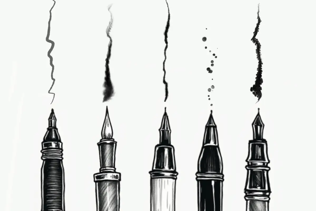 Procreate Inktober Inking Brushes 7 procreate inktober inking brushes4 82181