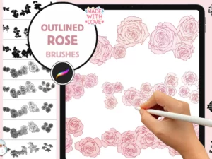 procreate magical rose brushes1 82725