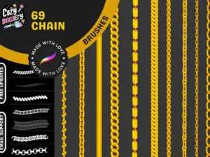 procreate metal chain brushes1 82690
