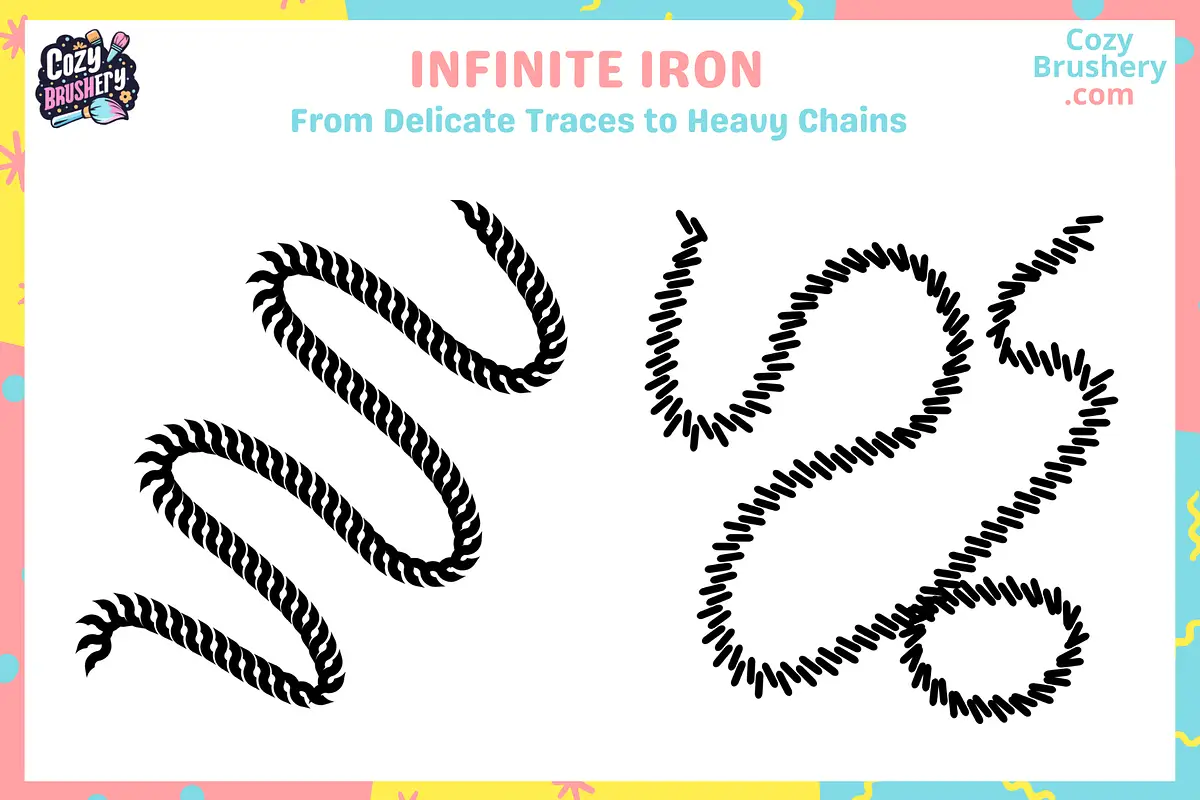 Procreate Metal Chain Brushes 6 procreate metal chain brushes5 82354