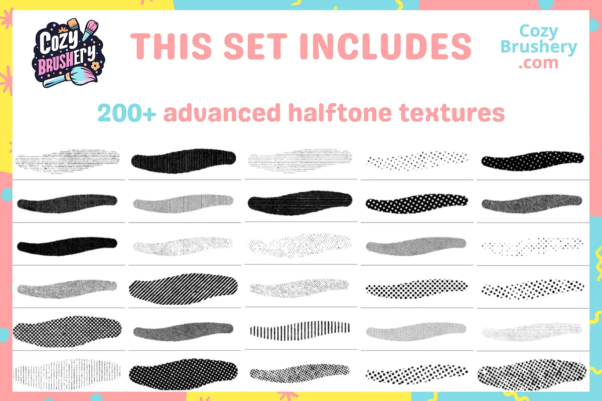 Procreate Seamless Pattern Brushes 4 procreate seamless pattern brushes2 82632