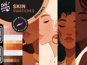 procreate skin tone swatches palette1 82335