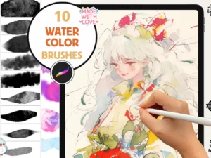 procreate watercolor brushes (1) 82620