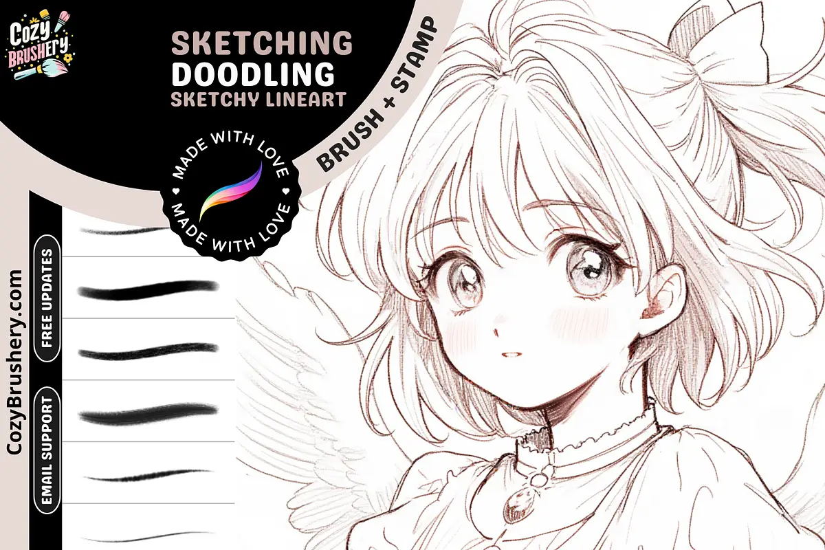 Sketch Master Procreate Brushes Free Download