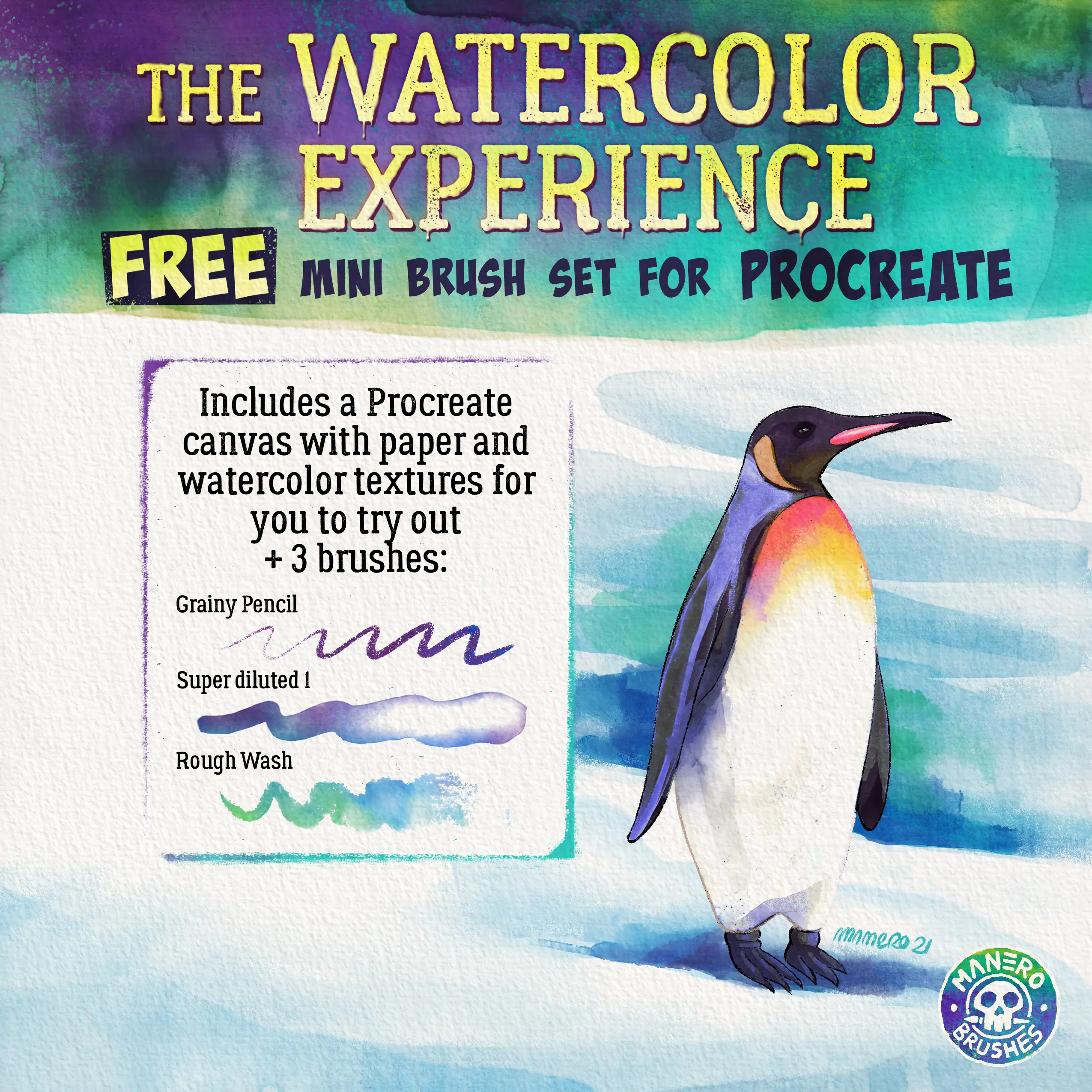 The Watercolor Experience Brushes Procreate
