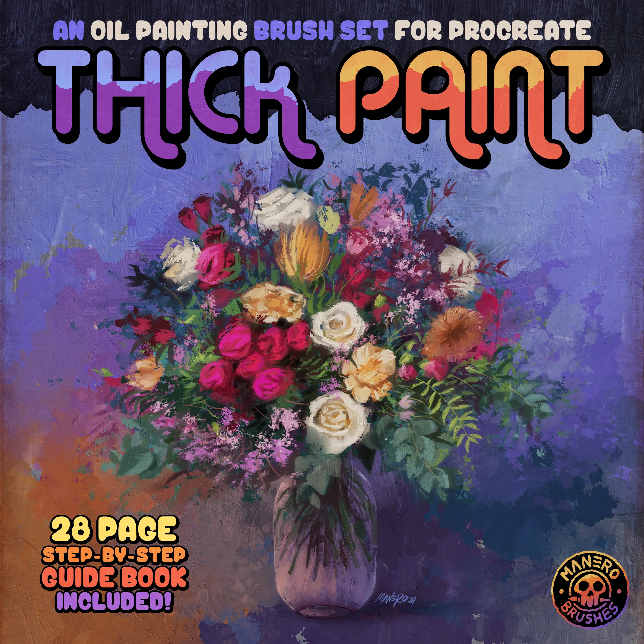 Thick paint brushes procreate