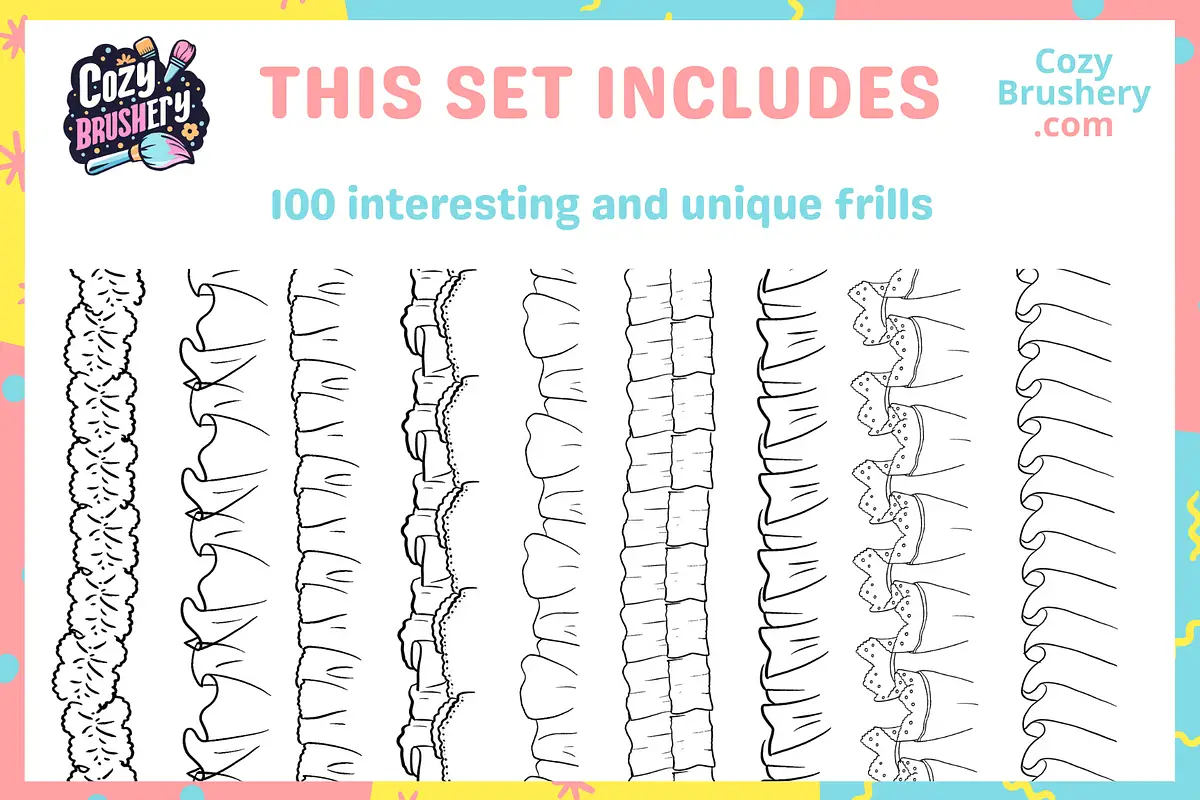 Ultimate Frill Ruffle Brushes 10 ultimate frill ruffle brushes02 82626