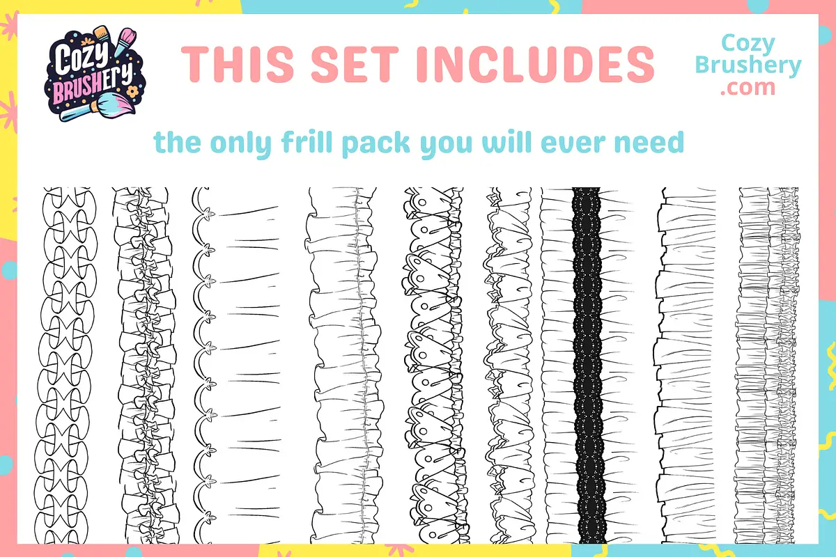 Ultimate Frill Ruffle Brushes 4 ultimate frill ruffle brushes09 82801