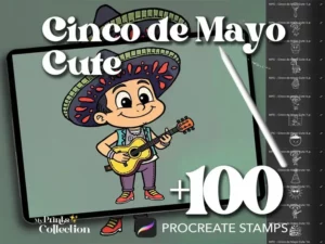 100+ cute cinco de mayo stamps for procreate1 84324