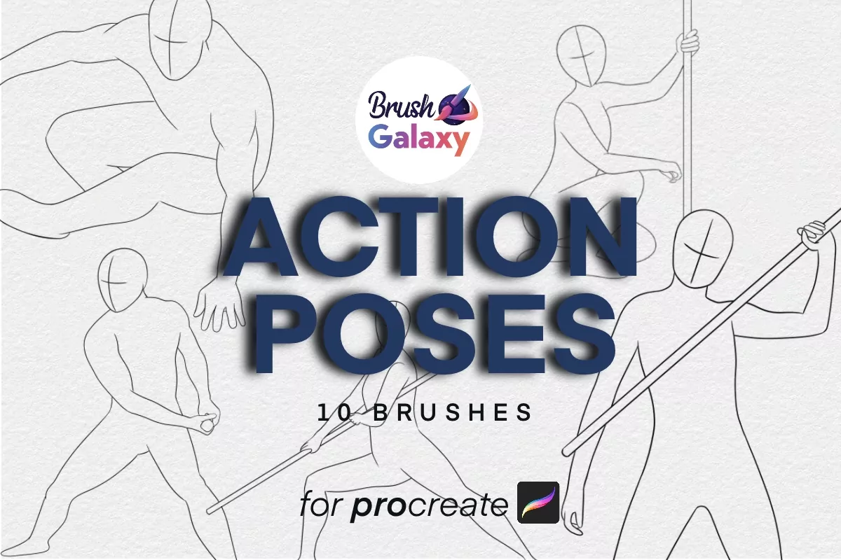 Action Poses Brush Set