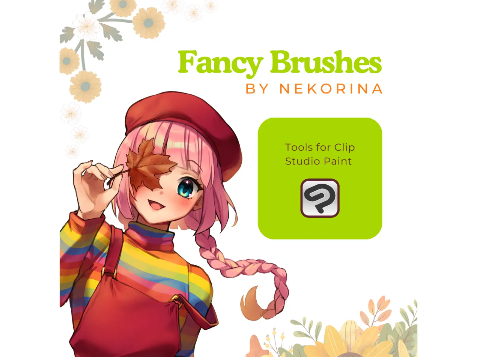 茶 nekorinS Fancy Brush Pack By Neko Rina Art