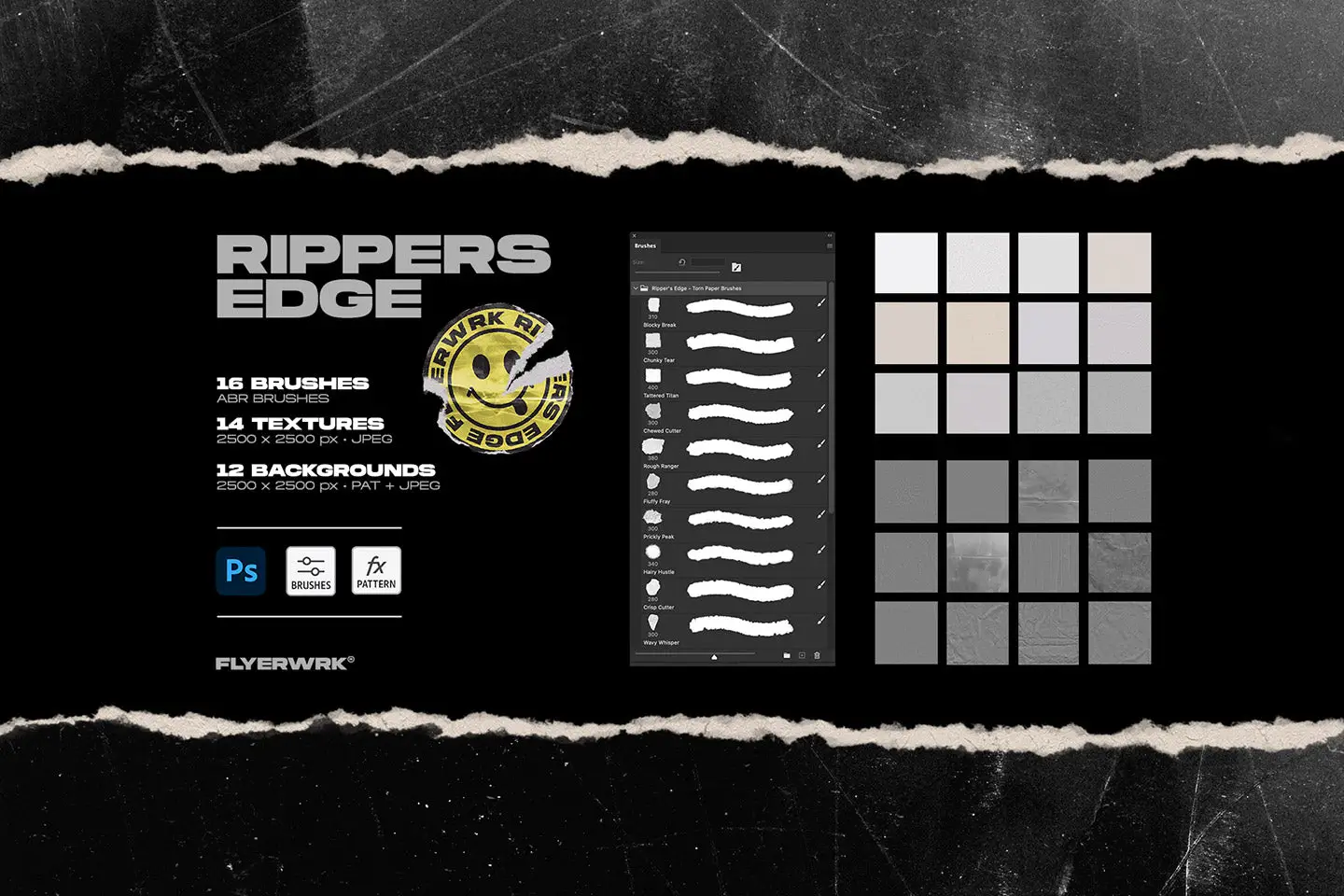 Rippers Edge - Torn Paper Brushes 11 rippers edge torn paper brushes11 84300